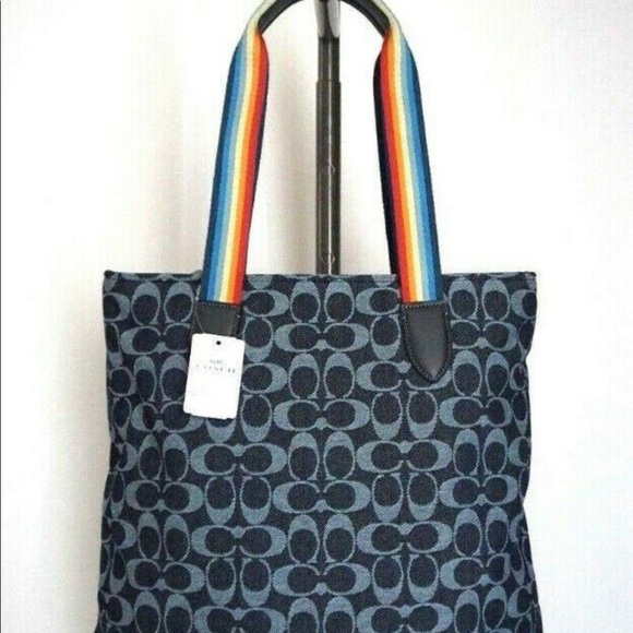 COACH TOTE IN SIGNATURE JACQUARD F31391 PRIDE FLAG - Picture 3 of 7